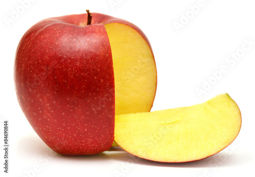 Apple and apple slice
