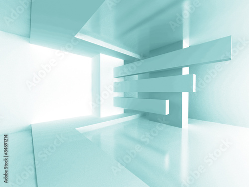 Futuristic Architecture Room Interior Design Background
