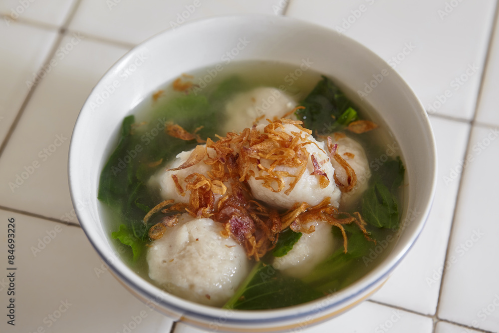 Fish ball soup Fish ball soup