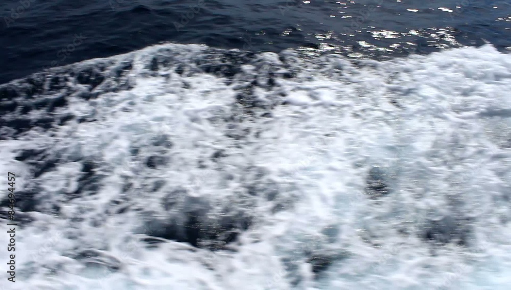 Wave caused by cruise ship while sailing in the sea
Wave caused by cruise ship while sailing in the sea