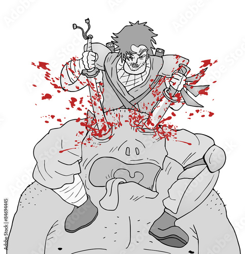 gore killing scene