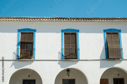 Andalusian facade detail photo