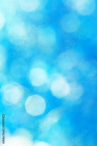 Abstract blurred white and blue background