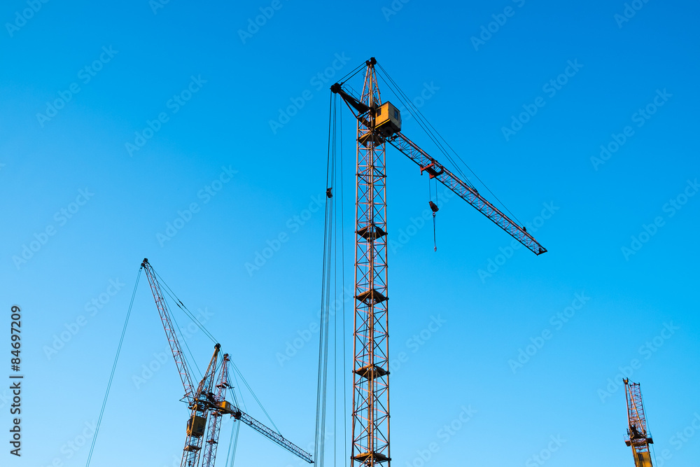 The construction crane