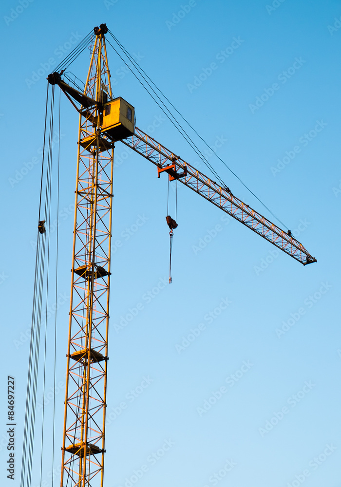The construction crane