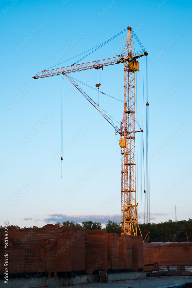 The construction crane