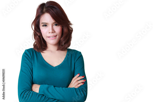 woman crossed arms