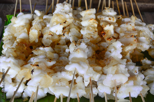 grilled squid's egg