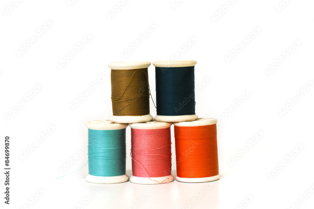 Spools of thread