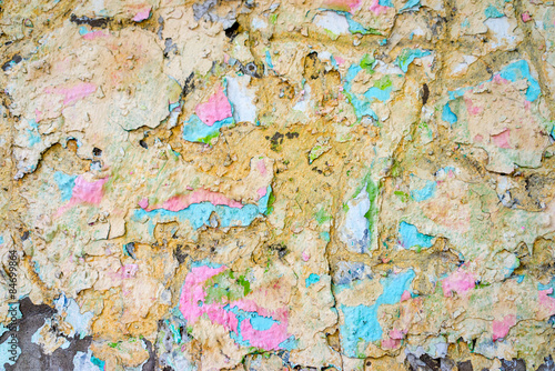 The pattern on the stone that looked like a map or manuscript  Multicolored stone in natural pattern The mix of colors.