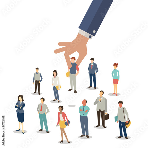 Selected employee