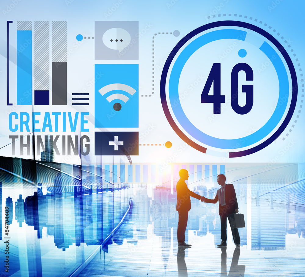 4G Connection Technology Internet Network Concept 4G Connection Technology Internet Network Concept