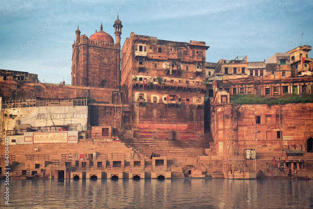 Holy ghat of varanasi, dead city