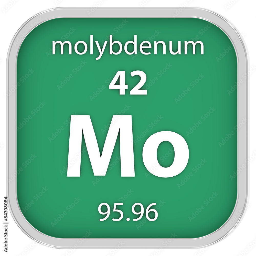 Molybdenum material sign