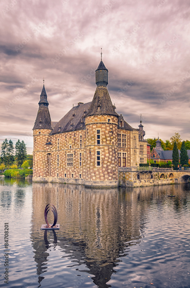 Fototapeta premium Castle of Jehay, Liege, Belgium