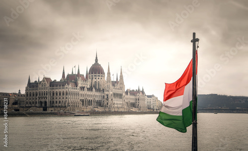 Fotografie, Obraz Budapest Parlament