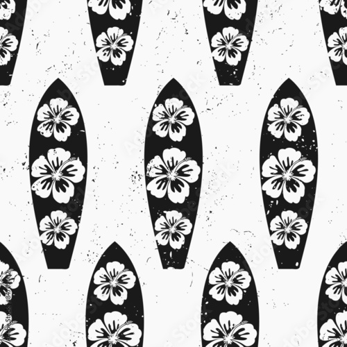 Surf Boards Seamless Pattern