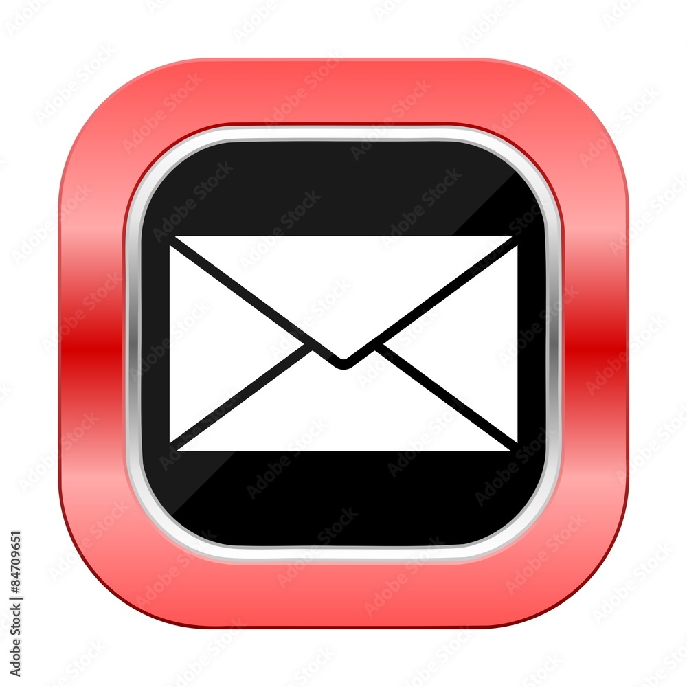 Letter Square Red Button Letter Square Red Button