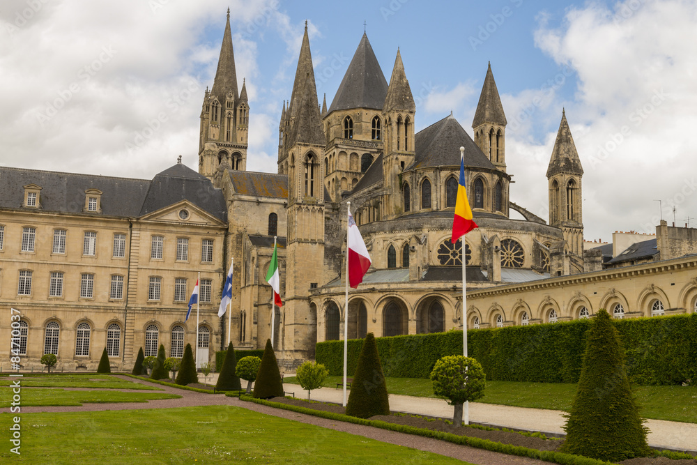 L'Abbaye-aux-Hommes de Caen ( Calvados, Basse-Normandie )