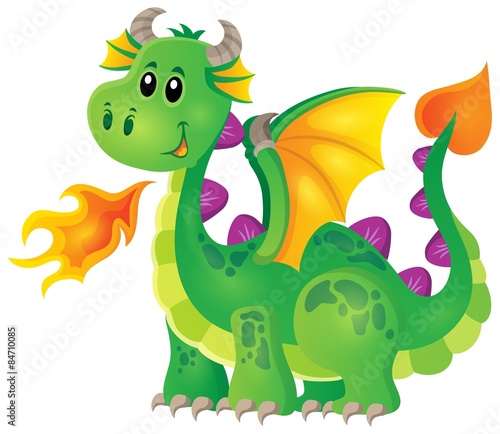 Image with happy dragon theme 1
