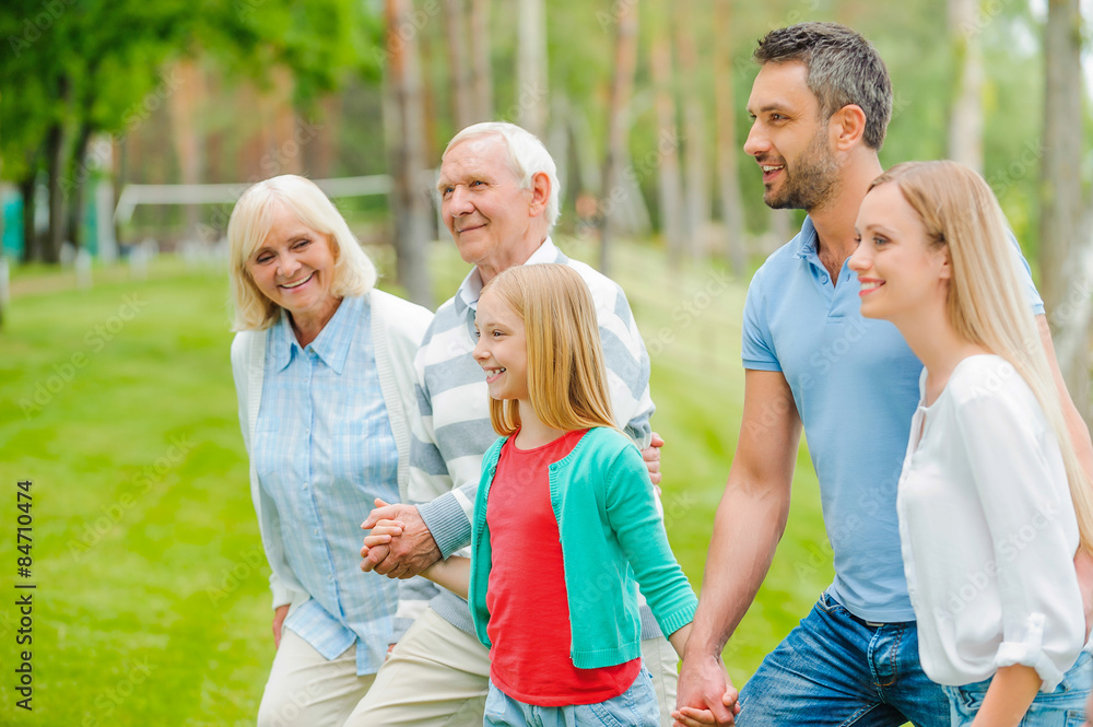 Fototapeta premium Spending quality time with family. 