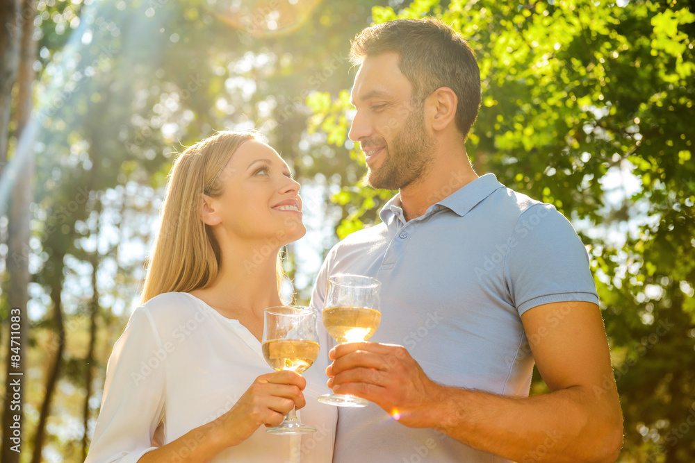 Enjoying time together. Enjoying time together.