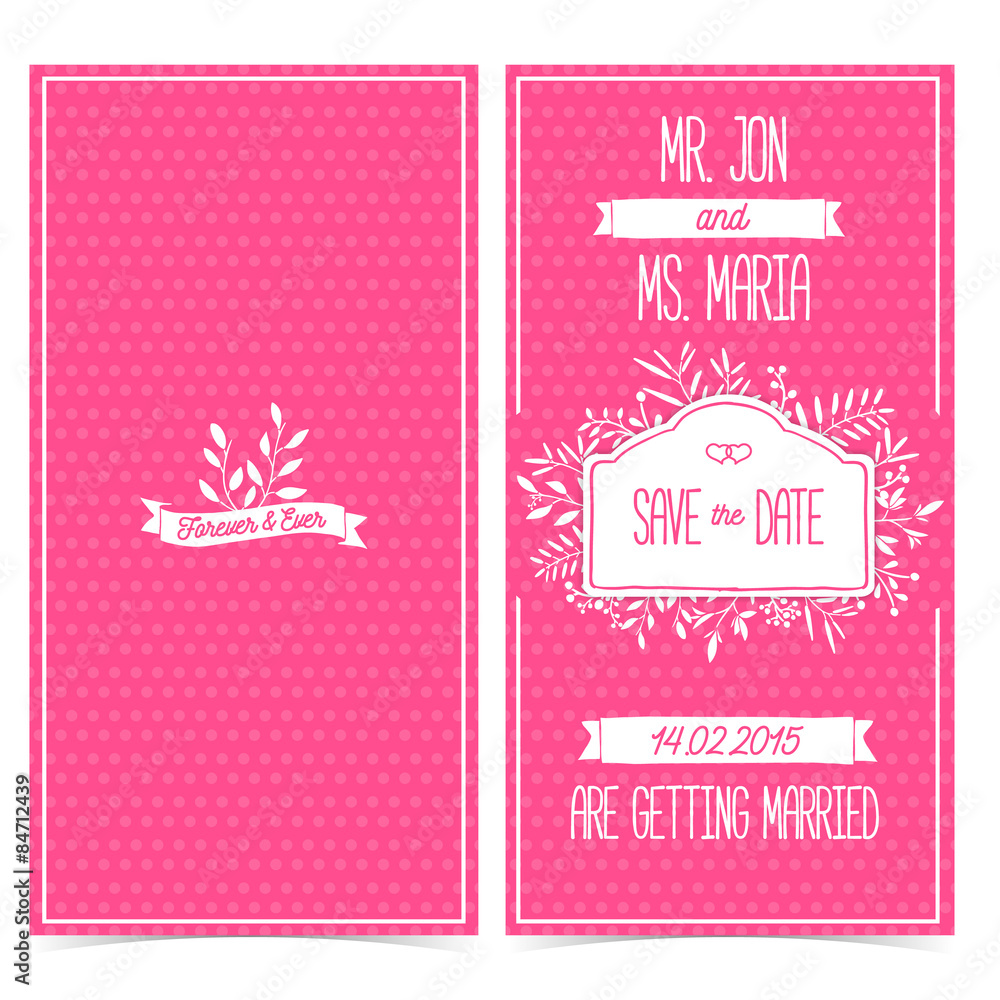 Set of vertical cards, invitation or greeting cards for the Set of vertical cards, invitation or greeting cards for the