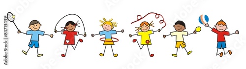 sporting children