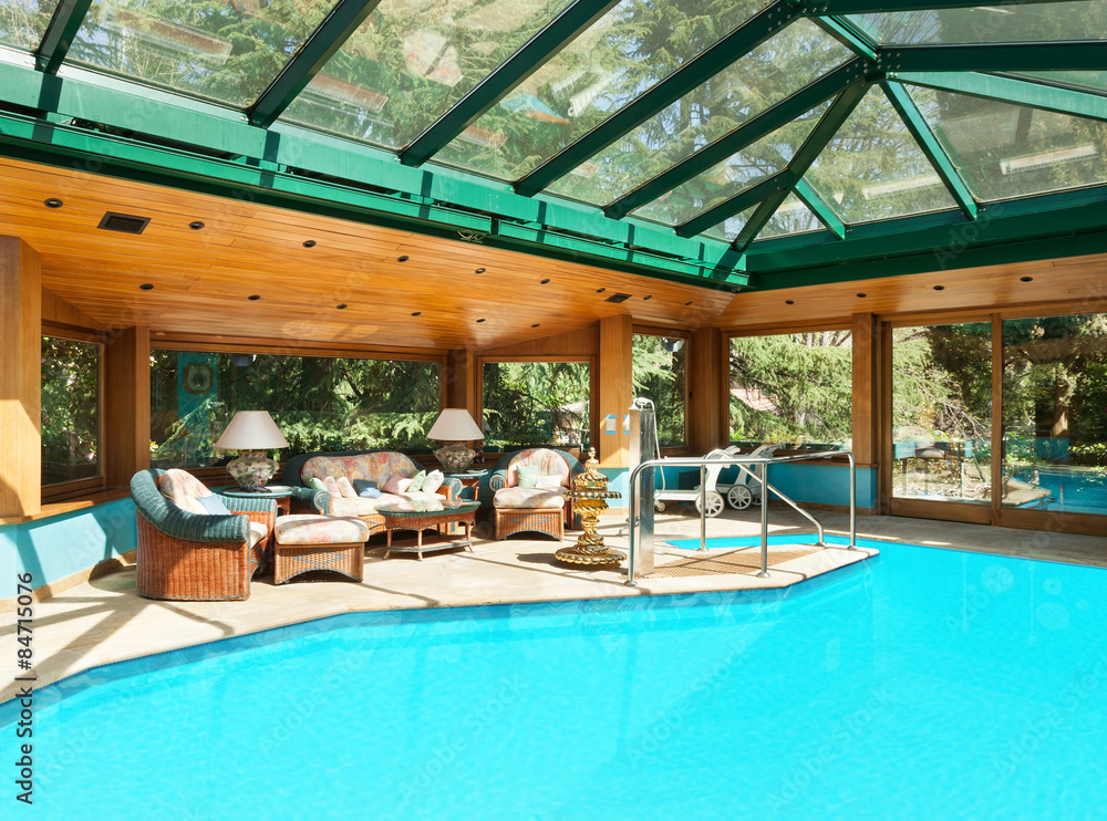 Fototapeta premium house, indoor pool