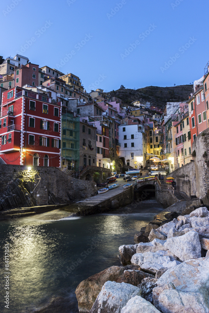 Riomaggiore in Cinque Terre in Italy