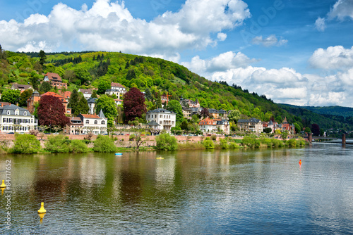 Picturesque houses in Heidelberg, Germany