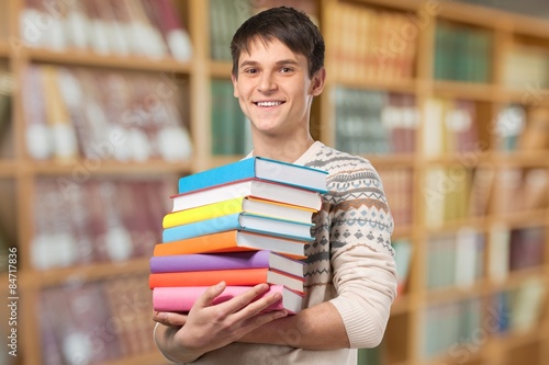 College Student, Student, Book.