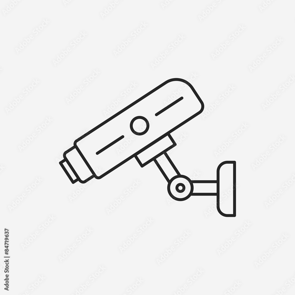 video cam line icon video cam line icon