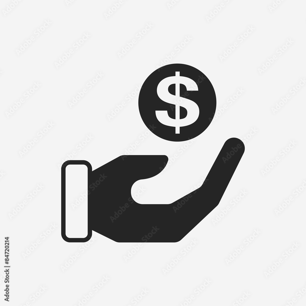 financial money symbol icon financial money symbol icon