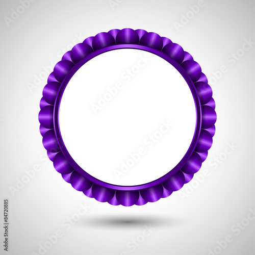 Abstract scale frame or button. Editable vector. Eps 10