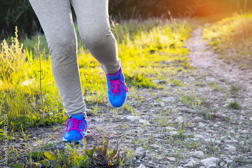 girl running