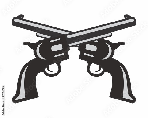 twin gun pistol weapon