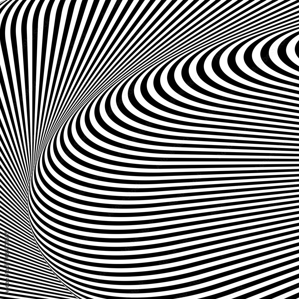 Design monochrome textured illusion background Design monochrome textured illusion background