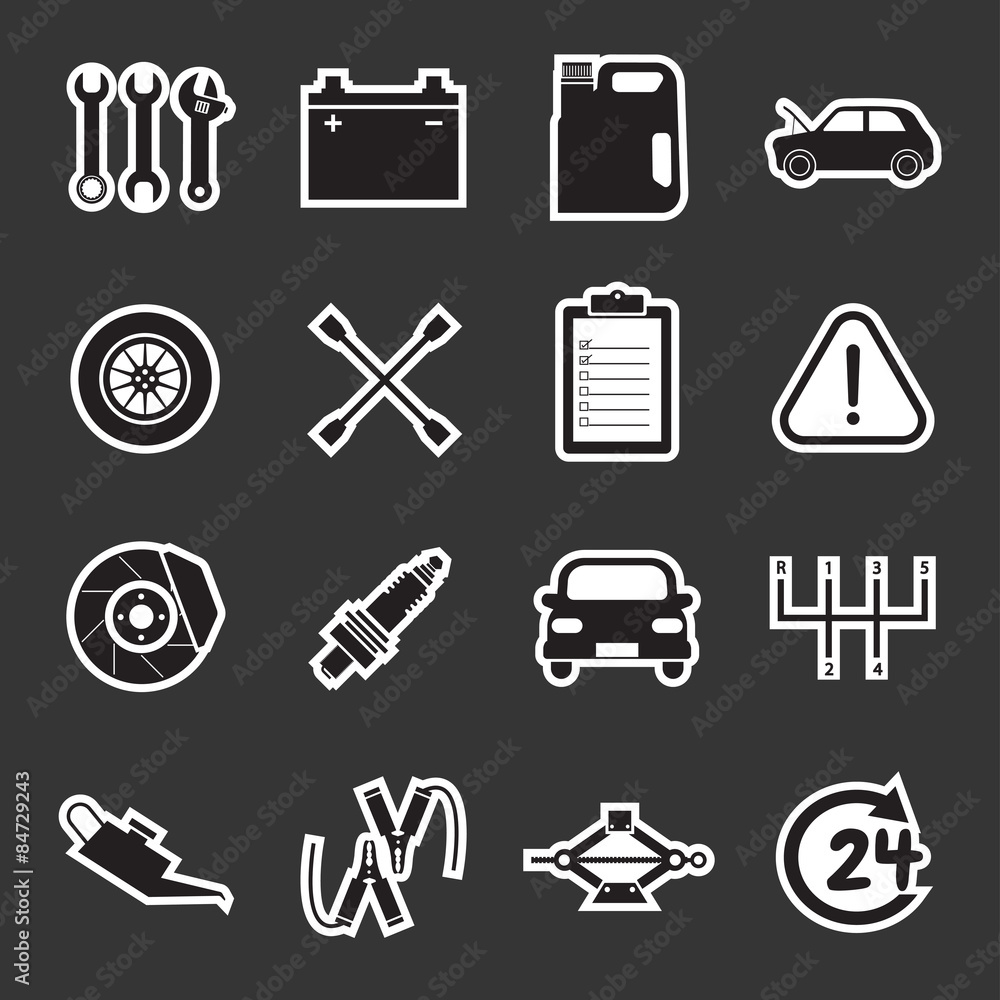 car service icon car service icon