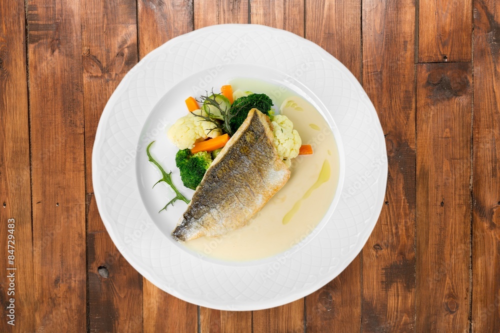 Fish, grill, grilled.