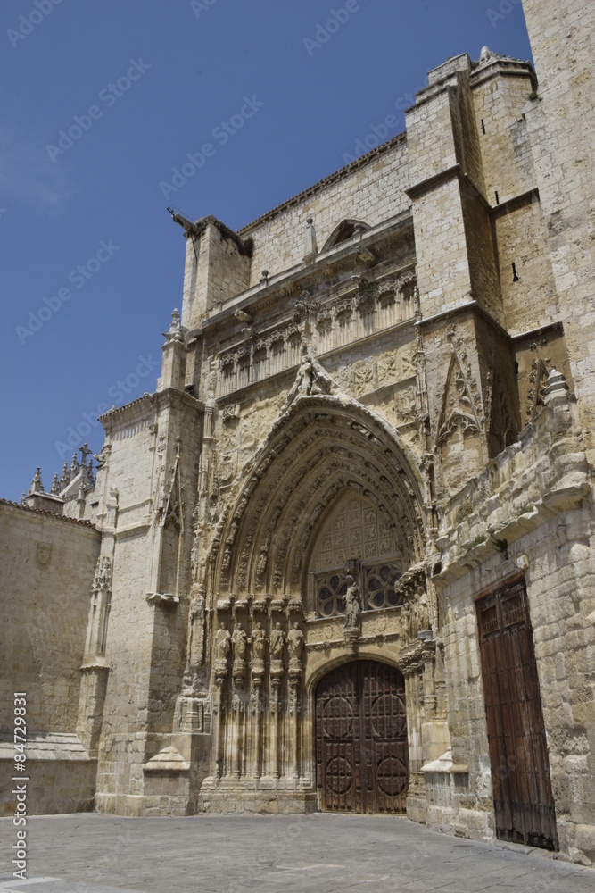 Catedral de Palencia. Puerta de la Virgen o del Obispo.