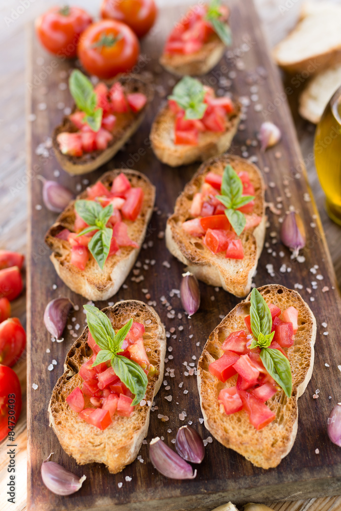 Bruschette, Italian Finger Food