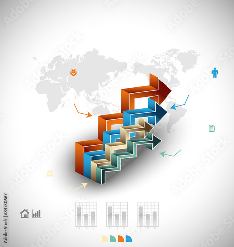 Business infographic template