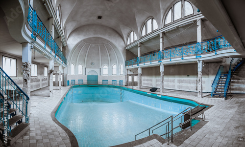 abandoned pool