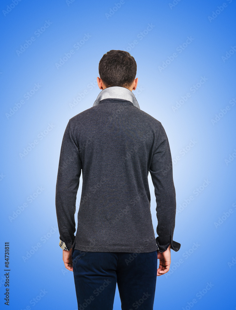 Male sweater isolated on the white Male sweater isolated on the white