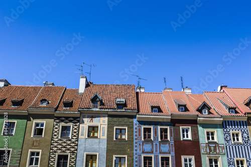 Houses and Town Hall in Old Market Square, Poznan, Poland © Curioso.Photography