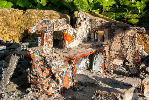 Plakat makieta ruin