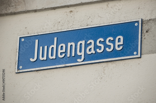 "Judengasse", Strassenbezeichnung in Solothurn, Schweiz