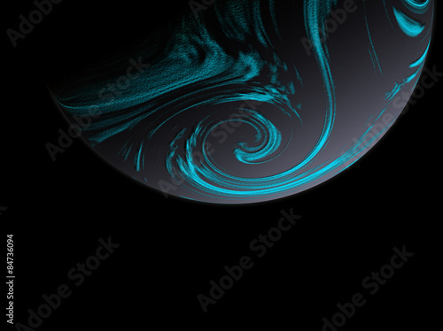 Fototapeta Naklejka Na Ścianę i Meble -  black planet