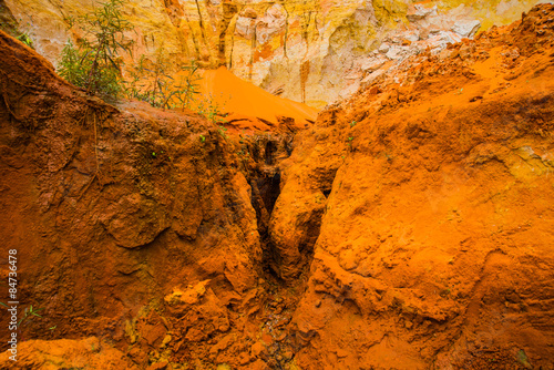 Fairy Stream (Suoi Tien), Mui Ne, Vietnam. One of the tourist attractions in Mui Ne.Beautiful mountains and water photo